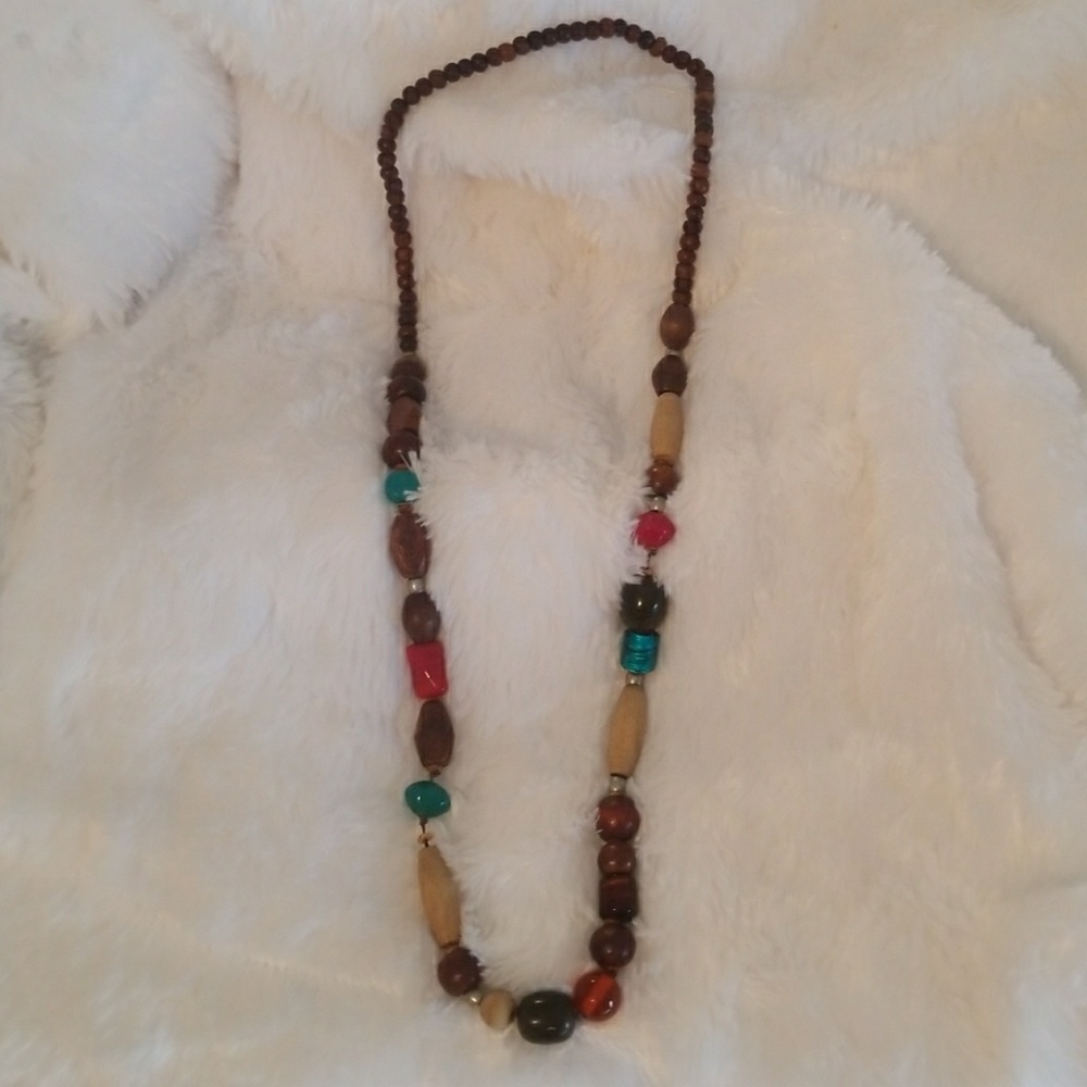 Wood necklaces